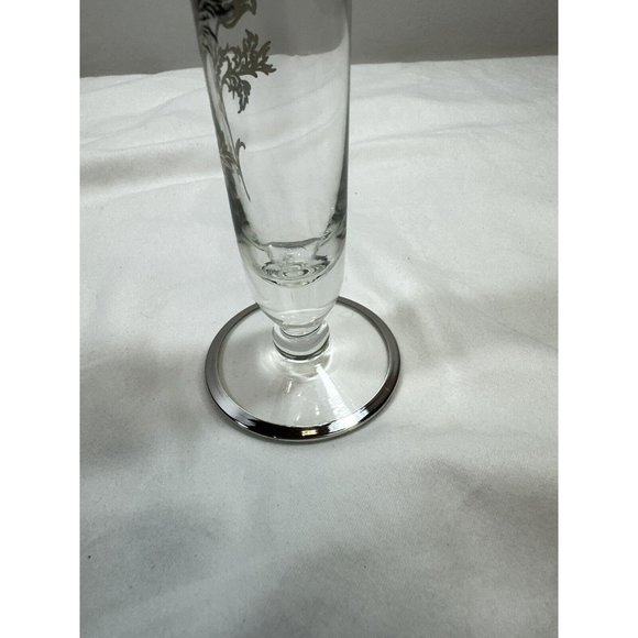 Vintage‎ Flanders Bud Vase W/Poppy Sterling Silver Overlay. - Picture 8 of 14